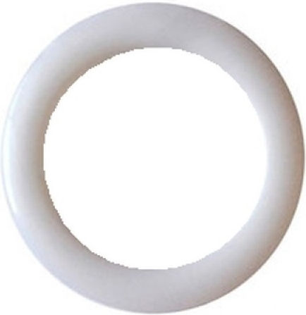 White Plastic Curtain Accessory 26285