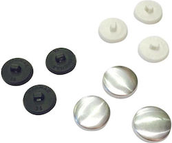 Michailidis DM White Sewing Button 100pcs ΝΟ24