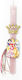 Disney Princess Easter Candle Round Disney Princesses Pink