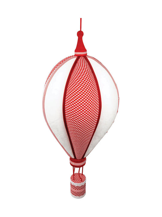 Lianos Christmas Fabric Figure Ceiling Pendant Red Length 50cm
