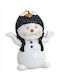 Christmas Figure SNowman White Height 6cm