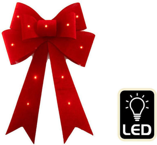Beleuchtet Weihnachtliche Figur Bogen Rot Höhe 60cm