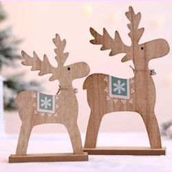 Zmart Imports Wooden Beige Reindeer
