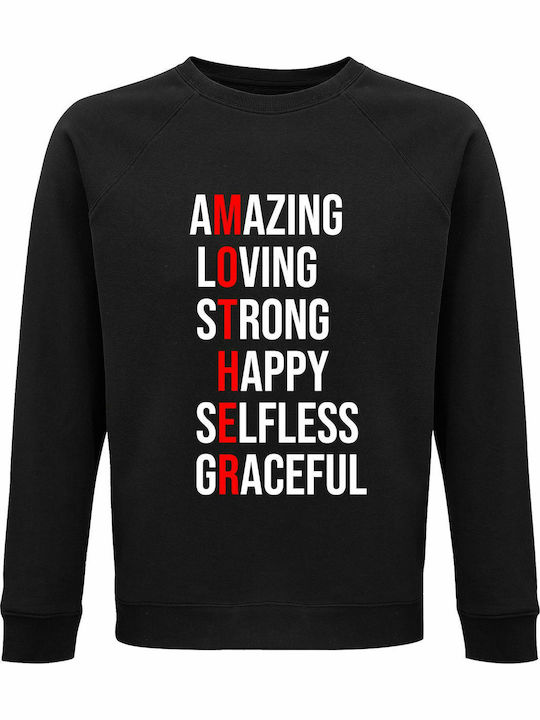 Happy Sweatshirt Black