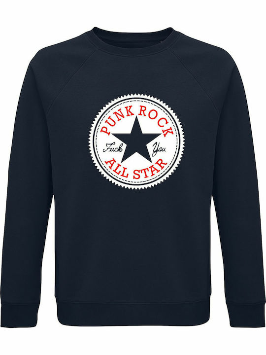 Punk Sweatshirt Blau