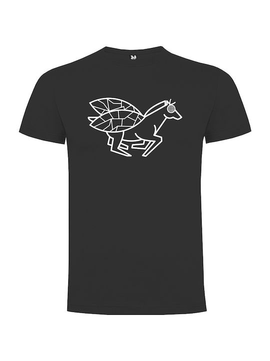 Tshirtakias T-shirt σε Μαύρο χρώμα