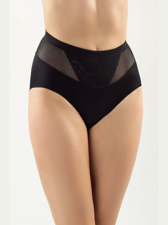 Eldar Cotton High-waisted Women's String Seamless Black