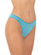Women's Brazil Seamless Turquoise