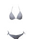 Set Bikini Τριγωνάκι & Brazil Ασημί