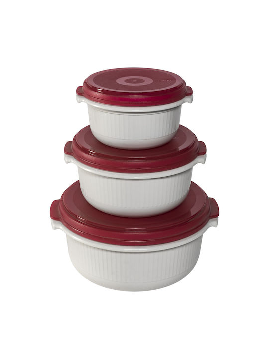 Emsa Micro Lunchbox Kunststoff Rot 13.5cm 3Stück