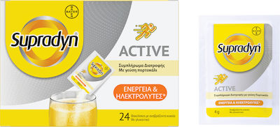 Supradyn Active Ηλεκτρολύτες Πορτοκάλι 24 φακελίσκοι