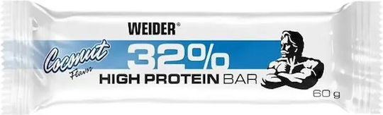 Weider Μπάρες με 32% Πρωτεΐνη & Γεύση Coconut 12x60gr