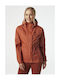 Loke Women's for Hiking Short Lifestyle Jacket Waterproof for Spring or Autumn Orange
