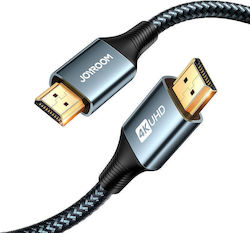 Joyroom SY-20H1 HDMI 2.0 Geflochten HDMI-Stecker - HDMI-Stecker 2m Grau