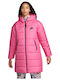 Sportswear Scurtă Jachetă de femei Puffer Fuchsia