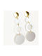 Farma Bijoux Earrings Pendants Gold Plated with Stones & Pearls