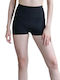 Women's Leggings Shorts Firming High Waist Push Up Black