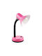 Kobi Office Lamp with Flexible Arm for Socket E27 in Pink Color