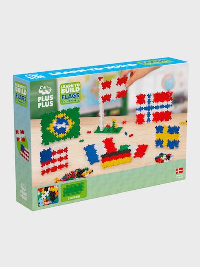 Plus Plus Building Blocks Flags of the World for 5+ Years 700 Pieces