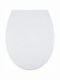 Toilettenbrille Bakelit 42.5-44.5x36.8cm Weiß