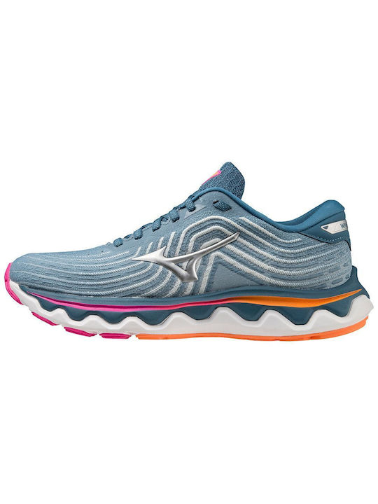 Mizuno Wave Horizon 6 Γυναικεία Αθλητικά Παπούτσια Running Μπλε