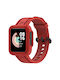 калъф Каишка Силикон Червен (Mi Watch Lite - Ми Часовник Лайт)