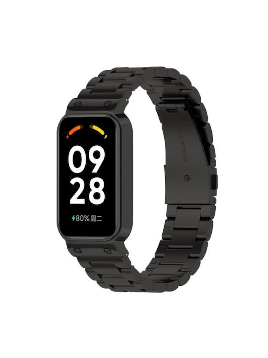 Curea Oțel inoxidabil Negru (Realme Band 2)