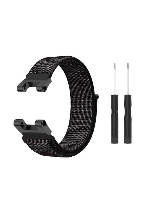 Λουράκι Υφασμάτινο Μαύρο (Amazfit T-Rex / T-Rex Pro)