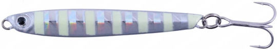 MajorCraft Jigpara Micro Slim Momeli Artificiale Speed Slider Fluorescente 15gr #007 Zebraglow