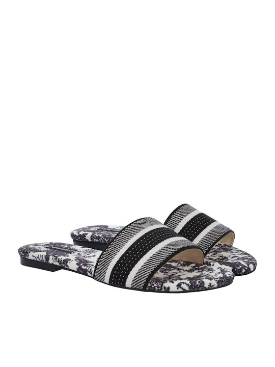 Horay2 Women's Flat Sandals in Black Color