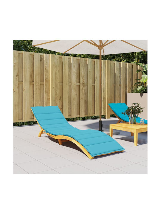 vidaXL Waterproof Sun Lounger Cushion Turquoise...