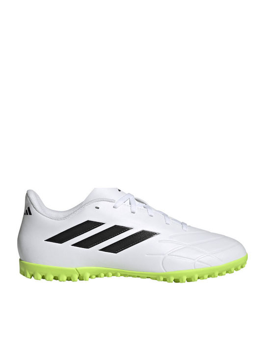 adidas Copa Pure.4 Ποδοσφαιρικά Παπούτσια με Σχάρα TF Λευκά