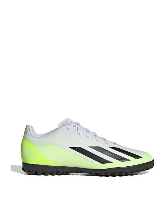 adidas X Crazyfast.4 Football Shoes with Molded Cleats White