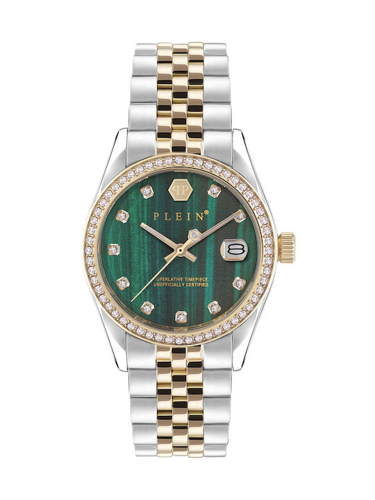 Philipp Plein Damen Uhr mit Silber Metallarmband