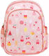 A Little Lovely Company School Bag Backpack Kindergarten Multicolour with Water Bottle Holder 16Liters