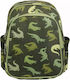 A Little Lovely Company Schulranzen Rucksack Kindergarten Khaki mit Flaschenhalter