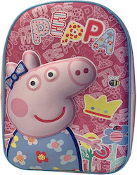 Peppa Pig Σχολική Τσάντα Πλάτης Νηπιαγωγείου σε Ροζ χρώμα
