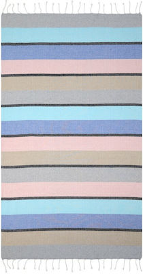 Beach Towel with Fringes 180x90cm.