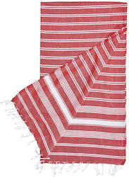Butlers Strandtuch Baumwolle Rot