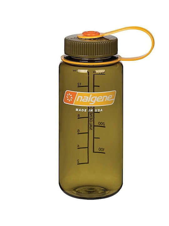 Nalgene Plastic Water Bottle 500ml Brown