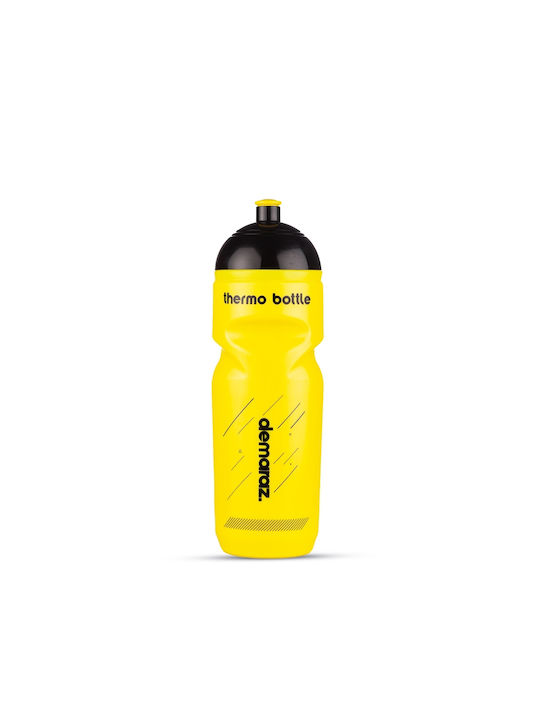 Demaraz Παγούρι Πλαστικό Ποδηλάτου 500ml Κίτρινο