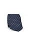 Makis Tselios Fashion Herren Krawatte Monochrom in Blau Farbe
