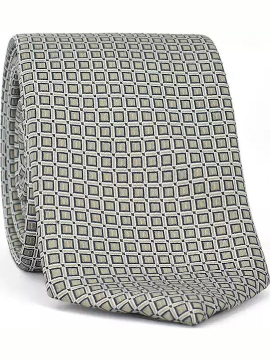 Makis Tselios Fashion Herren Krawatte Monochrom in Beige Farbe