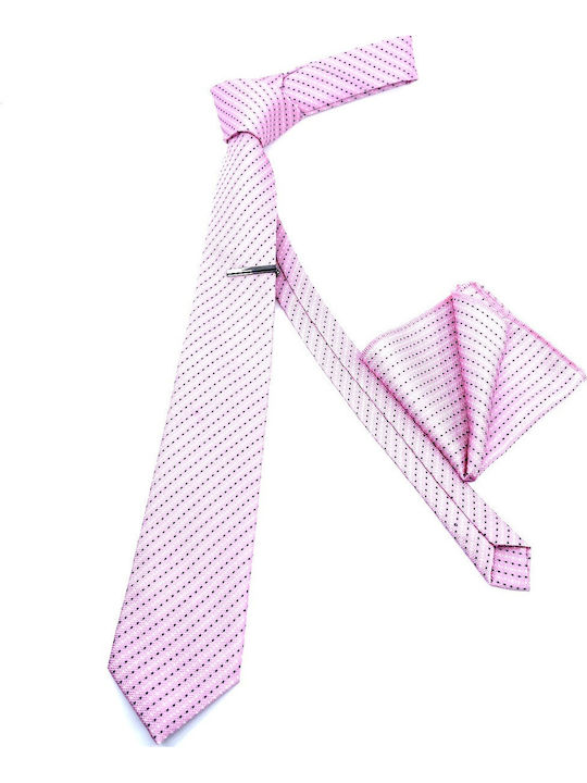 Legend Accessories Men's Tie Set Printed Pink