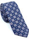 Legend Accessories Silk Men's Tie Printed Blue