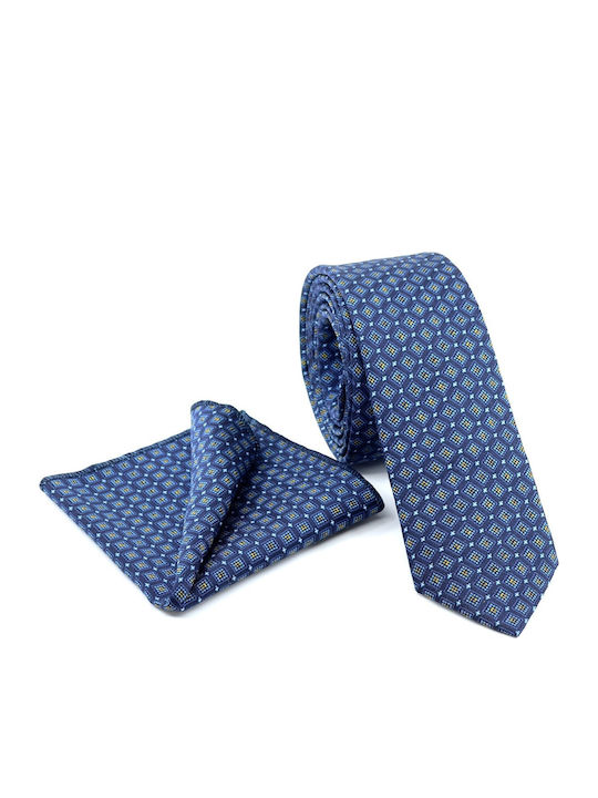 Legend Accessories Men's Tie Set Printed Blue