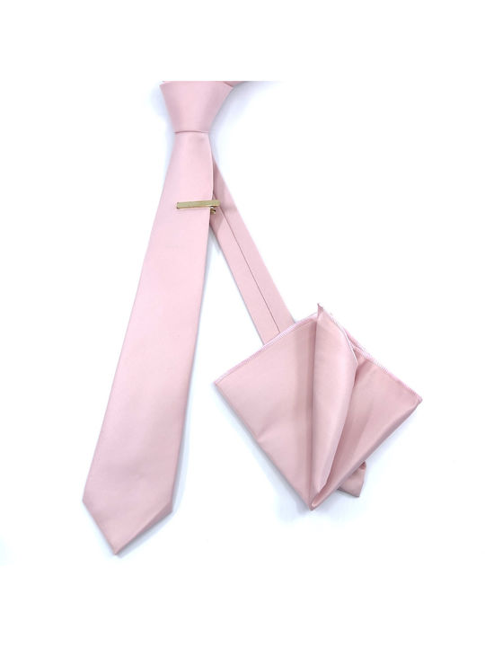 Legend Accessories Men's Tie Set Monochrome Pink