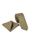 Legend Accessories Men's Tie Set Printed Yellow