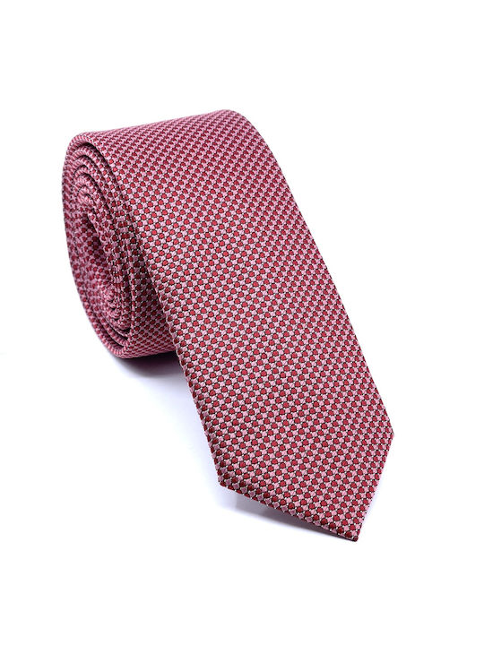 Legend Accessories Σετ Ανδρικής Γραβάτας με Σχέδια σε Ροζ Χρώμα