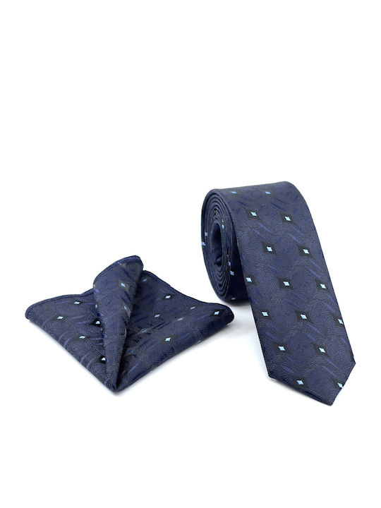 Legend Accessories Men's Tie Set Printed Blue